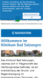 Mobile Screenshot of klinikum-badsalzungen.de